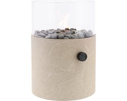 Cosiscoop XL Marble Stone Gaslantaarn - Unieke sfeermaker - Voor binnen en buiten - Brand 5 tot 6 uur op een gascartouche