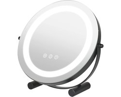 Cosmetische badkamerspiegel met LED-verlichting 40 x 40 cm