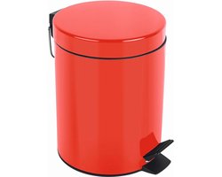 Cosmetische emmer vuilnisemmer pedaalemmer afvalbak - 5 liter - met uitneembare binnenemmer
