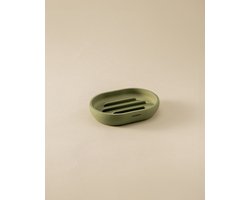 Cosmic - Aanrecht Zeepschaaltje Olive - Zeephouder - 13 x 9.5 x 3 cm