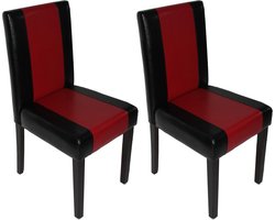 Cosmo Casa Eetkamerstoelen Set van 2 - Elegante Gestoffeerde Stoelen - Stijlvol Design - Comfortabele Zitgelegenheid
