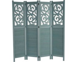 Cosmo Casa Scherm Istanbul - Kamerverdeler - Privacyscherm - Ornamenten - 170x160cm - Groen