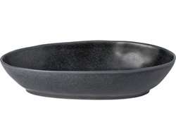Costa Nova Livia mat zwart ovale oven schaal 32 cm