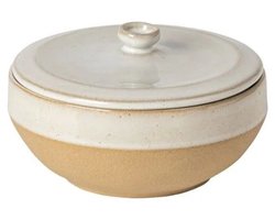 Costa Nova Marrakesh aardewerk Servies Voorraadpot 15 cm Wit Zand