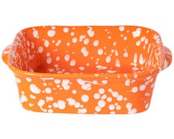 Costa nova Ovenschaal vierkant 27cm RAFAELA oranje