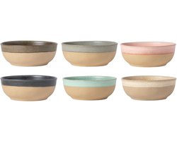 Costa Nova Poke Bowls / Kommen Arenito Multicolor ø 19 cm - 6 stuks