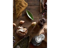 Costa Nova Riviera - servies - schaaltje blad - groen - aardewerk - H 2,1 cm