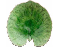Costa Nova Riviera - servies - schaaltje blad - groen - aardewerk - H 2,4 cm