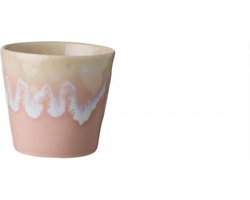 Costa Nova - servies - espresso kop - Grespresso roze. - aardewerk - H 5,9 cm
