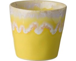 Costa Nova - servies - lungo kop - Grespresso geel - aardewerk - H 7,5 cm