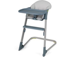 COSTWAY 2-in-1 Babykruk, Kinderkruk met Metalen Frame | Babykruk met Afneembaar Diemblad & Zitkussen, Baby Eetkruk, Babystoel voor Kinderen van 6-36 Maanden, Grijs