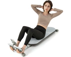 COSTWAY Sit Up Bank, inklapbaar, schuine bank, in hoogte verstelbaar, met 3 standen verstelbare hoeken, trainingsbank met mobiele telefoonhouder, halterbank voor thuis, belastbaar tot 150 kg, voor
