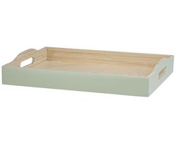 Cosy @ Home Dienblad Mint 40x30xh6cm Rechthoek Bambo