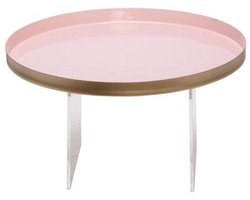 Cosy @ Home Dienblad Roze Goud D29x2cm Metaal