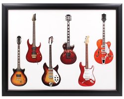 Cosy Creations- Laptray - Schoottafel - Schootkussen - Laptoptafel - Dienblad met kussen - diversen gitaren 43x33x6.5cm met Pepermuntdoosje