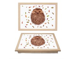 Cosy Creations- Laptray - Schoottafel - Schootkussen - Laptoptafel - Dienblad met kussen - egel 44x33x6 cm