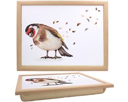 Cosy Creations Schootkussen - Laptray vogel putter 44 x 33 x 6 cm inclusief pepermuntdoosje