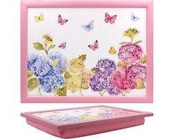 Cosy Creations Schootkussen vlinders met bloemen 43 x 33 x 6.5 cm