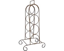 Cosy Creations wijnrek Boris messing metaal-44x20x13,5cm-1 stuks