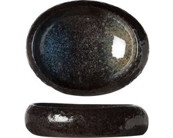 Cosy & Trendy Black Yoru Schaal - Ovaal - 19 cm x 15 cm x 5 cm