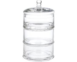 Cosy & Trendy Bonbonniere - Glas - Ø 12 cm x 22.4 cm - 3-Laags