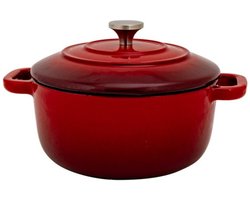 Cosy &Trendy Braadpan - Gietijzer - Diameter 24x H 16cm 3L