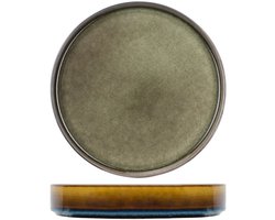 Cosy & Trendy Diepe Borden Quintana Green 4 Stuks ø 23 cm Porselein - Vaatwasser-, Magnetron- & Ovenbestendig