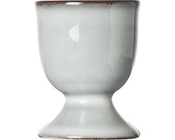 Cosy & Trendy Eierdopje - aardewerk - lichtgrijs - 5 cm - Houders voor gekookte eieren - Ontbijt en lunch