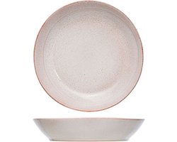 Cosy & Trendy Eleonora Pink Diep bord Ø22cm - Set van 2 stuks - Rozig