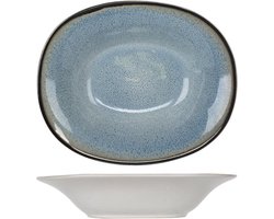 Cosy & Trendy Fez Blue Diep Bord - Ovaal - 17.5 cm x 21.5 cm - Set-6