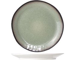 Cosy & Trendy Fez Green Plat Bord - Ø 28 cm - Set-4
