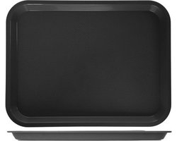 Cosy & Trendy Horeca dienblad - zwart - 35 x 27 cm - Serveerbladen voor glazen en kopjes