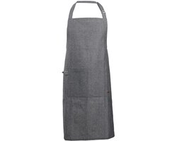 Cosy & Trendy Keukenschort Stoff Black Chambray - Zwart - Katoen - Tijdloos Design