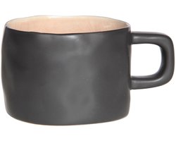 Cosy & Trendy Koffiekopje Laguna Old Rose 4 Stuks 230 ml Aardewerk - Vaatwasser- & Magnetronbestendig
