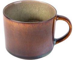 Cosy & Trendy Koffiekopje Quintana Green – 220 ml – Bevat 1 koffiekopje – Groene aardewerk met unieke textuur – Vaatwasser- en Magnetronbestendig