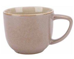 Cosy & Trendy Koffiekopje - Senseo Kopje - Espresso Kopje - Coffee Cup - Aardewerk - Creme - Vaatwasserbestendig - 170 ml - 4 Stuks