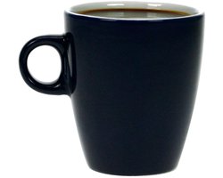 Cosy & trendy Koffiekopjes - bekers - donkerblauw - 190 ml - Keramiek - glans finish