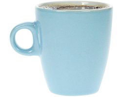 Cosy & trendy Koffiekopjes - blauw - 190 ml - Keramiek - glans finish - bekers