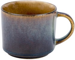 Cosy & Trendy Koffiekopjes Quintana Amber - 220 ml, 4 Stuks - Porselein - Vaatwasser & Magnetronbestendig