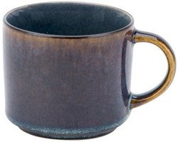 Cosy & Trendy Koffiekopjes Quintana Blue - Senseokopjes 4 Stuks 220 ml - Porselein - Vaatwasserbestendig