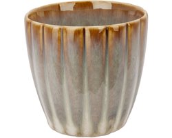 Cosy & Trendy Koffiekopjes / Senseo Kopjes - Astera Pearl Beige - Aardewerk - Vaatwasserbestendig Stapelbaar - 240 ml, 4 Stuks
