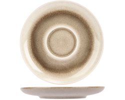 Cosy & Trendy Koffieschotel Forest Sand - Set van 4 ø 13.5 cm Aardewerk - Vaatwasserbestendig