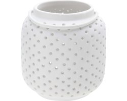 Cosy & Trendy Midnight Lantaarn - Ø 10.5 cm x 11 cm - Wit