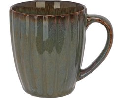 Cosy & Trendy Mokken Astera Ocean Blauw - 350 ml, 4 Stuks - Aardewerk - Vaatwasser-, Magnetron- & Ovenbestendig