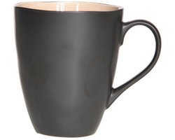 Cosy & Trendy Mokken / Bekers Laguna Old Rose - Set van 4 mokken 450 ml - Perfect voor koffie en thee - Vaatwasser- en magnetronbestendig - Aardewerk met unieke textuur - Ø 95 mm, Hoogte 110 mm - Servies - Koffie en Accessoires