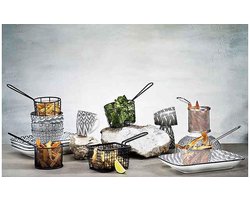 Cosy & Trendy Nikko zwarte kommetjes - Set van 6 - 75cl - D17,5xH8,2cm