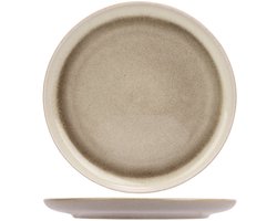 Cosy & Trendy Ontbijtbord Forest Sand - Set van 4 - ø 21 cm - Aardewerk - Vaatwasser- & Magnetronbestendig