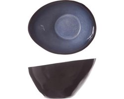 Cosy & Trendy Sapphire Kommetje - Ovaal - 15 cm x 12 cm  x 8.5 cm - Set-6