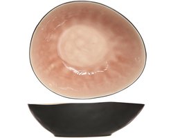 Cosy & Trendy Schalen Laguna Old Rose Roze - 4 Stuks 20 x 17 cm - Aardewerk - Vaatwasser-, Magnetron- & Ovenbestendig