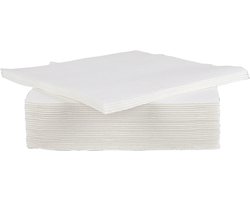 Cosy & Trendy Servetten Luxe kwaliteit - wit - 80x - 38 x 38 cm - Tafel decoratie - Papier